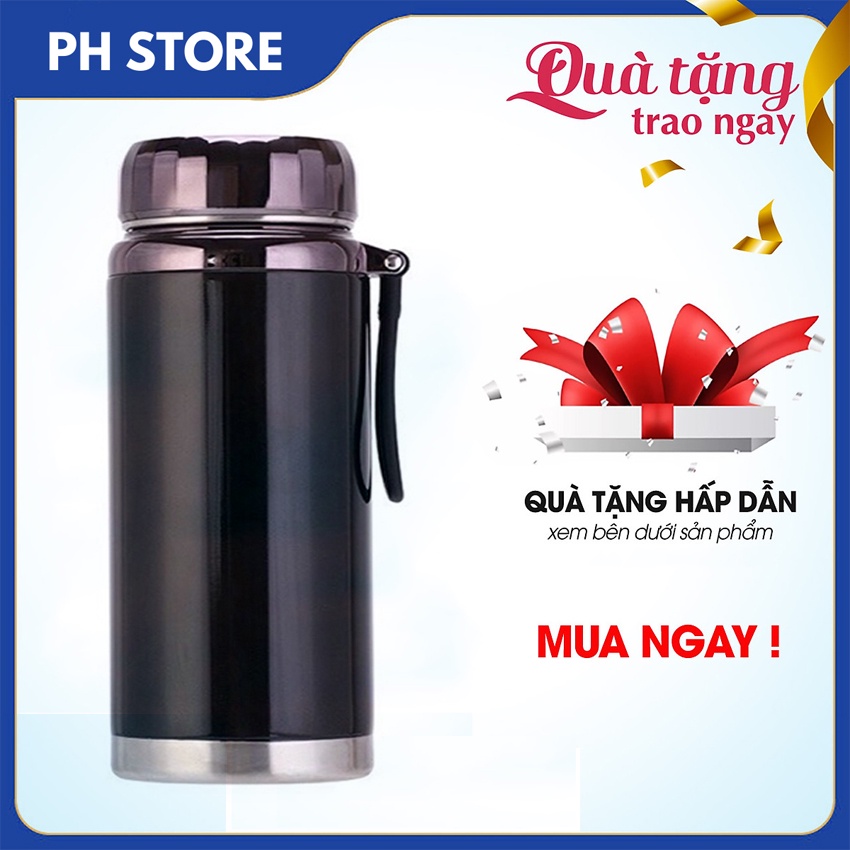 Bình giữ nhiệt Kim Cương dung tích 1L, 1L2, 1L5 chất liệu inox cao cấp bảo vệ sức khỏe, giữ nhiệt được 24h