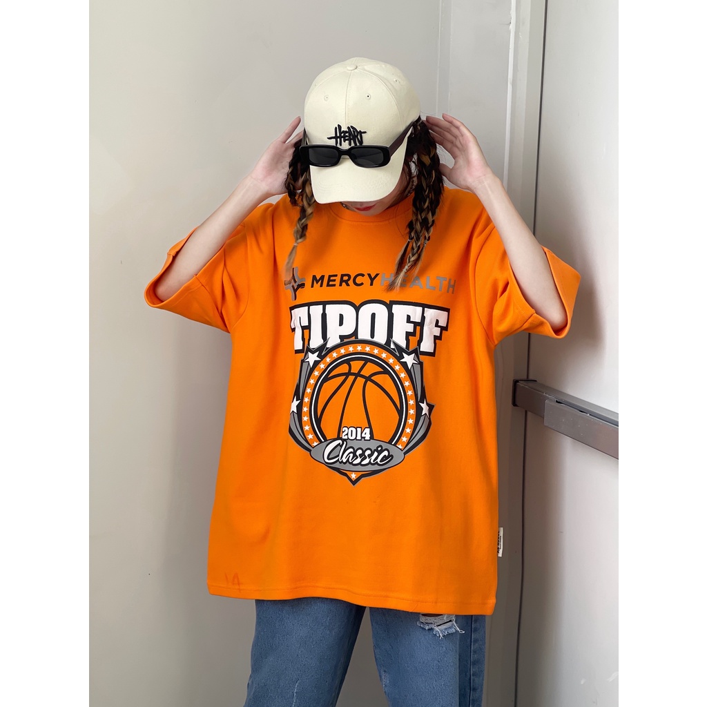 Áo thun cotton TIPO form rộng unisex nam nữ