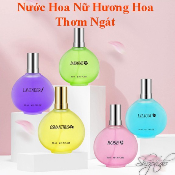 Nước Hoa Dành Cho Nữ Hương Hoa Eau De Toilette Vaporisateur Natural Spray 50ML Chính Hãng Lianglinvhai Nội Địa Trung