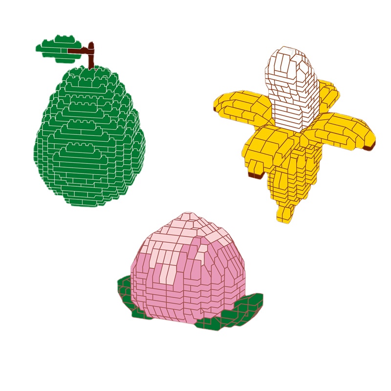 Đồ Chơi Lắp Ráp Hình Trái Cây 8901-8903