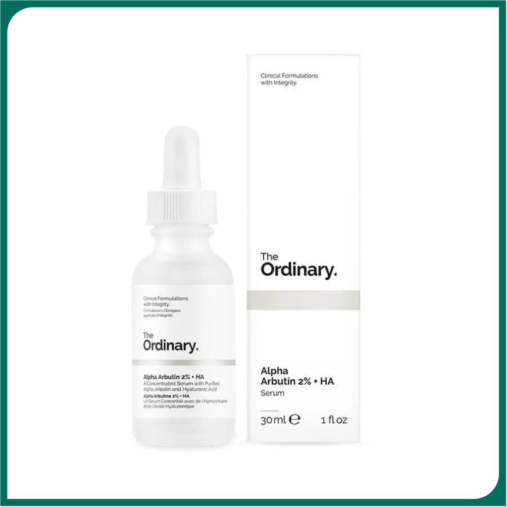 [FLASH SALE] Tinh Chất Alpha Arbutin 2% + HA 30ml trắng da mờ thâm - The Ordinary