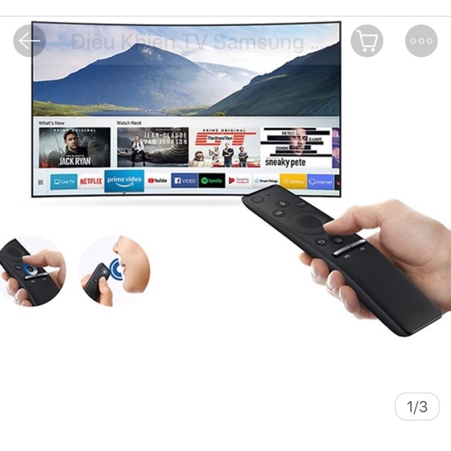 Điều khiển TV Samsung hỗ trợ Giọng nói Tiếng Việt.