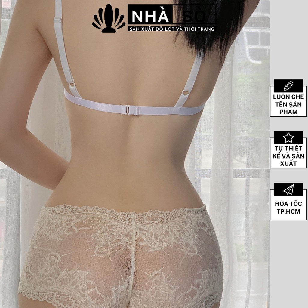 Áo lót sexy🔥AL04 ren họa tiết hoa không gọng 13 màu gợi cảm Nhà Sò