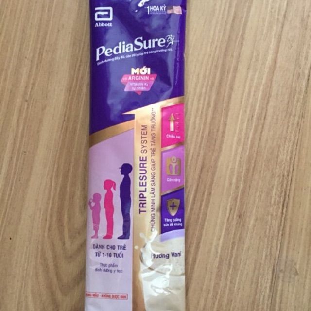 Sữa bột pediasure dạng gói siêu tiện lợi,siêu tiết kiệm cho các bé từ 1-10 tuổi HSD tháng 5/24