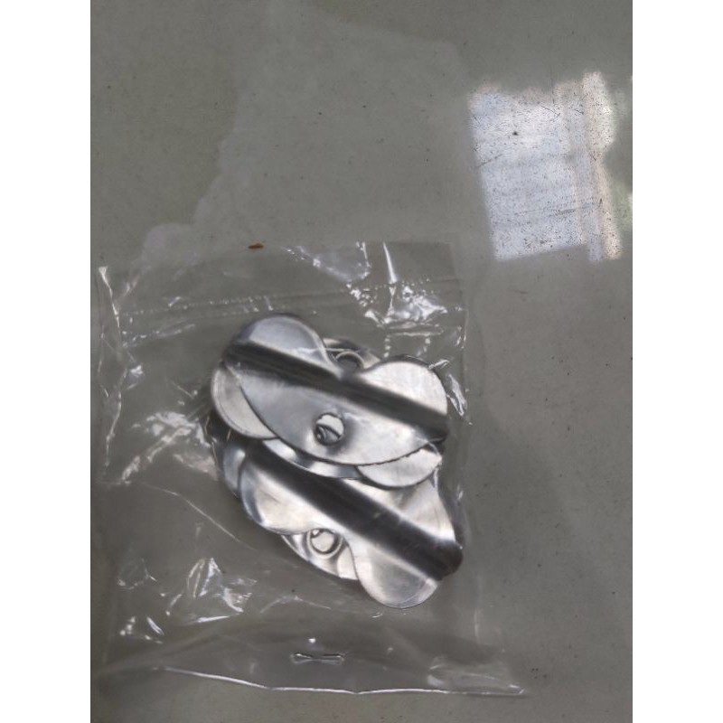 50 chiếc bát bướm đỡ kính inox (loại nhỏ)