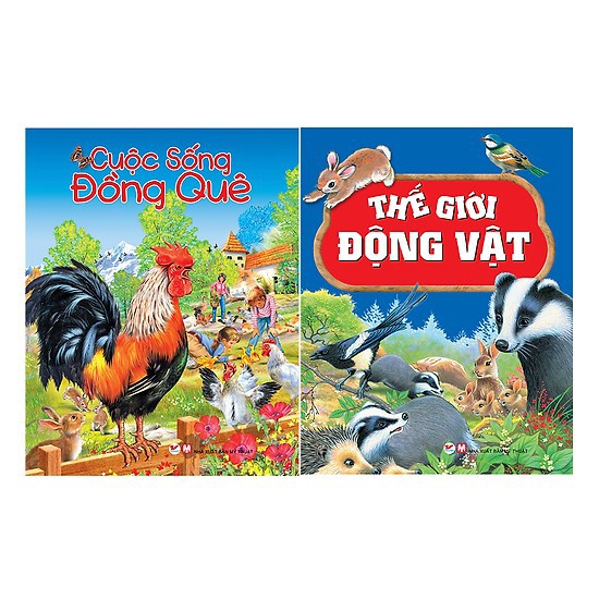 Sách - COMBO: Bộ: Cuộc sống đồng quê và Thế giới động vật ( 02 cuốn )