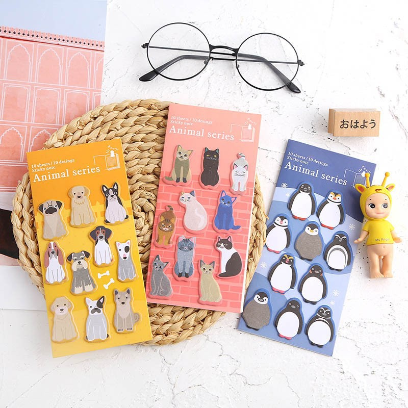 Tập giấy note Animal series sticky note