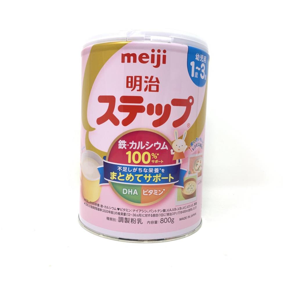 Sữa Meiji nội địa Nhật 800gr Meiji Lon số 0 và số 9  nguyên liệu từ thiên nhiên mẫu mới date mới nhất  - 𝐁𝐢 𝐌𝐚𝐫𝐭