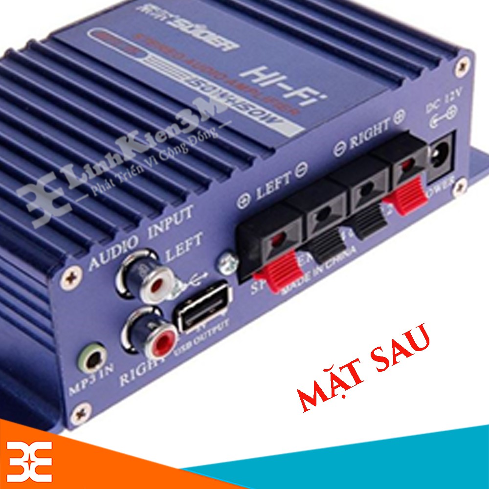 Mạch âm ly SON-8251A - Vỏ Nhôm 12V - Load 4Ω-8Ω Có cổng USB ( BH : 1 tháng )