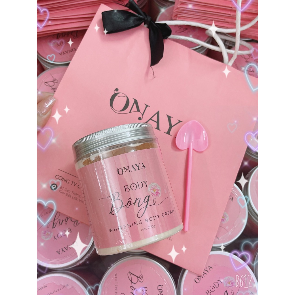 KEM BODY BÔNG ONAYA WHITENING BODY CREAM 250GR