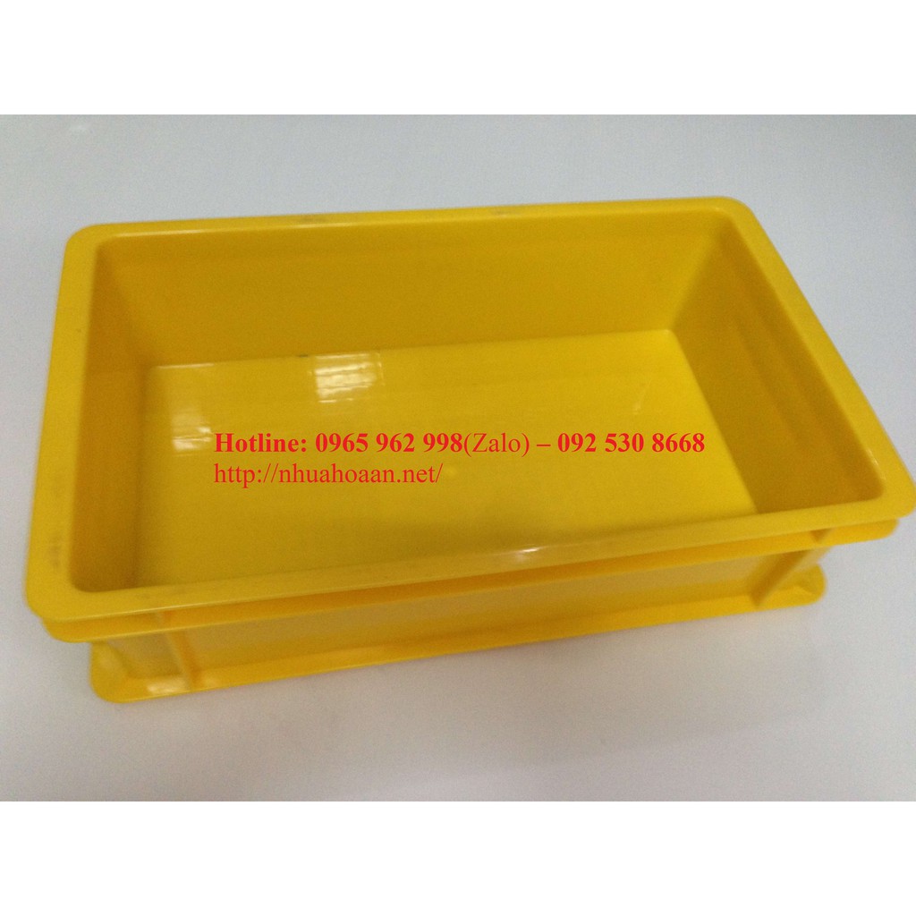 Thùng nhựa đặc B2 kích thước 455x270x120mm