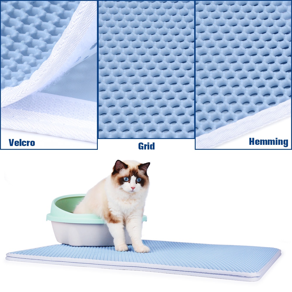 Thảm lót chống văng cát cho chó mèo - Thảm chống văng cát cho thú cưng Thảm lót chống vãi cát cho chó mèo - Thảm chống vãi cát cho thú cưng