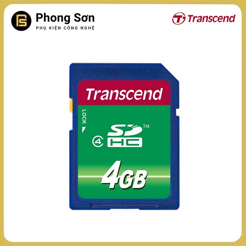 SDHC 4GB class4 Transcend (chính hãng )