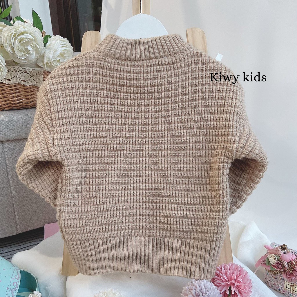 [SUPER SALE - HÀNG QUẢNG CHÂU] Áo len dài tay Kiwy Kids LAV SIÊU ẤM CHO BÉ TỪ 1 ĐẾN 6 TUỔI