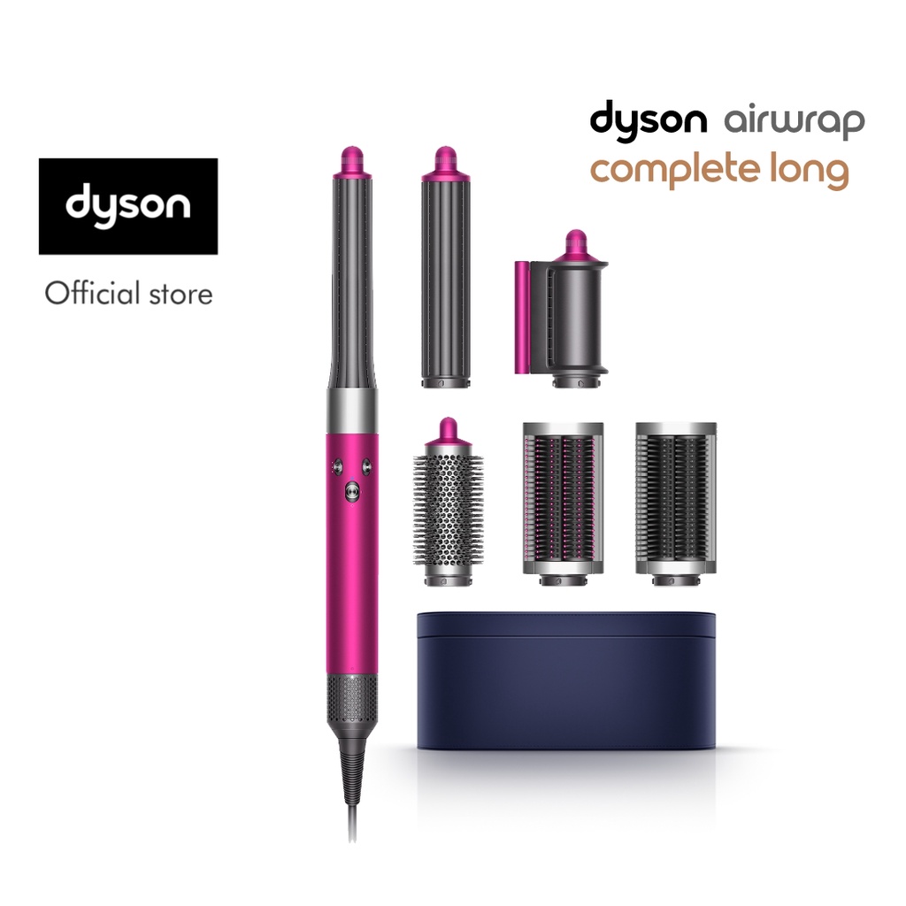 Máy tạo kiểu tóc Dyson Airwrap ™ Complete Long (Hồng/Xám trắng)