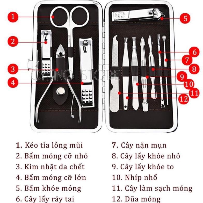 BỘ KIỀM CẮT MÓNG TAY 18 MÓN TIỆN LỢI