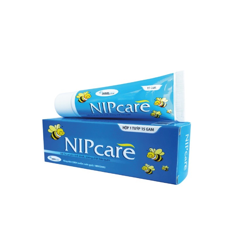 Nipcare - 15gram - dùng khi bị nứt núm vú (đầu ti)