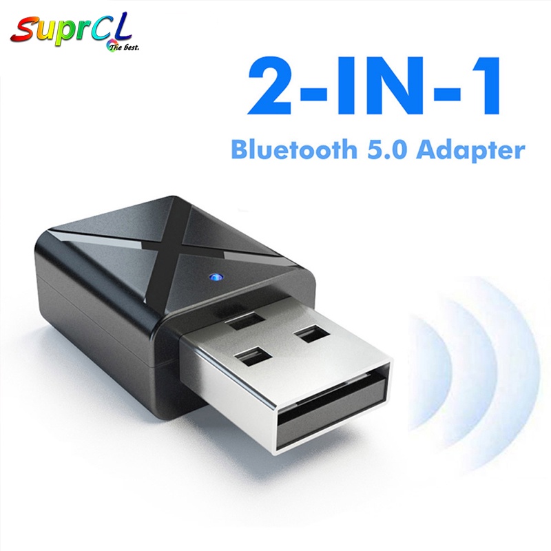 Thiết bị thu phát kết nối Bluetooth 5.0 AUX RCA USB 3.5mm 2 trong 1