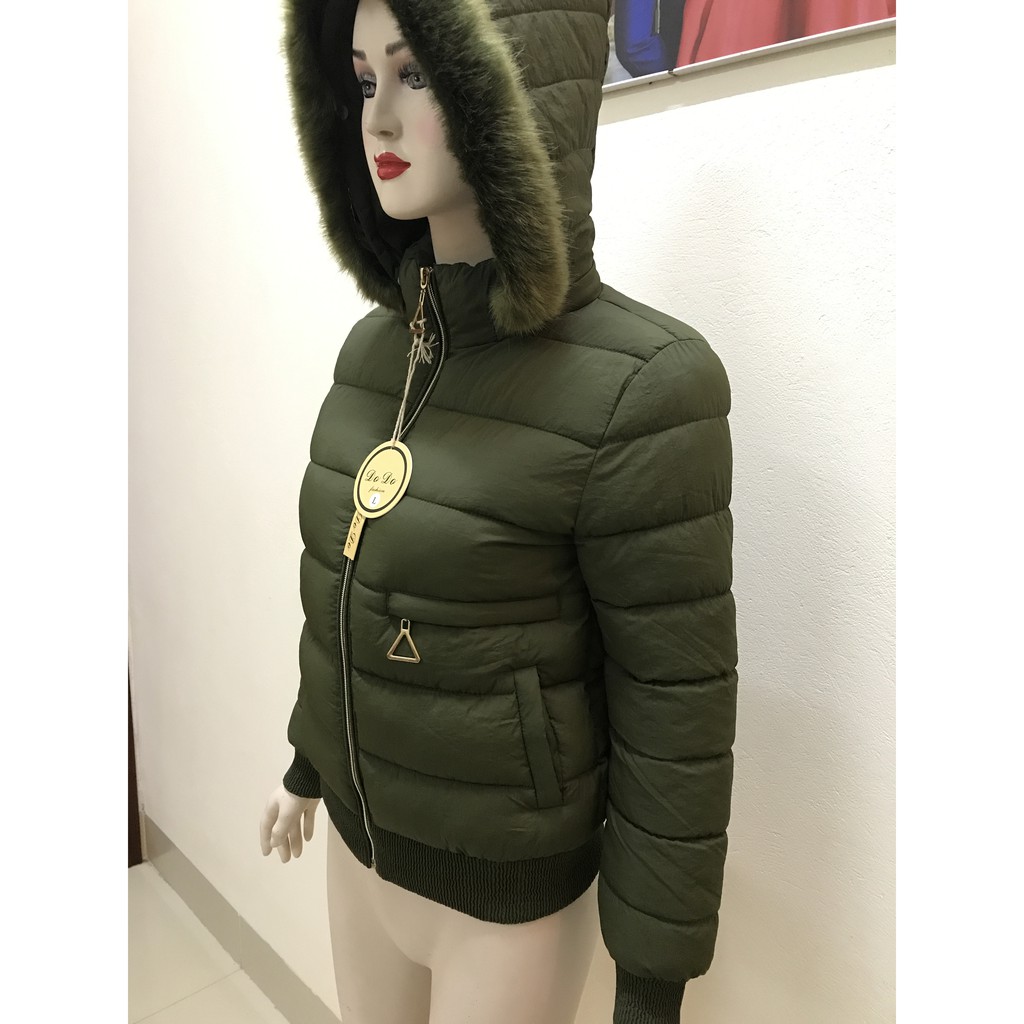 Áo khoác phao nữ mũ lông - Loại 1 | BigBuy360 - bigbuy360.vn