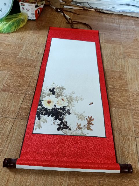 Giấy biểu lụa viết thư pháp kt 35*90