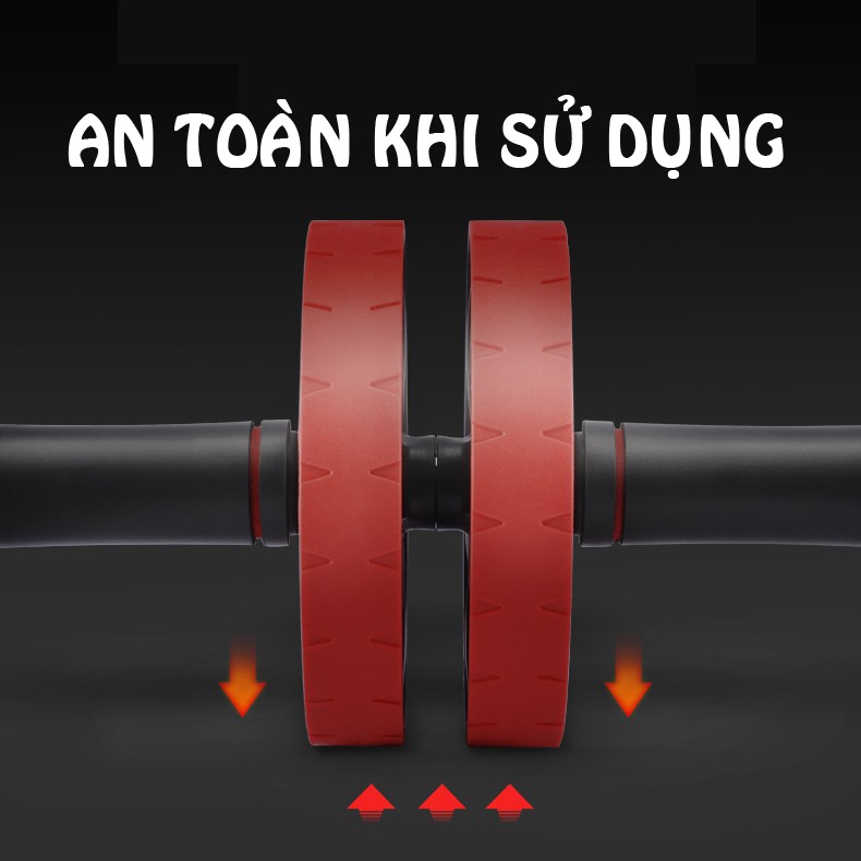 CON LĂN TẬP BỤNG 2 BÁNH, CON LĂN TẬP THỂ DỤC THỂ THAO TRONG NHÀ, SĂN CHẮC CƠ BỤNG