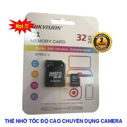 THẺ NHỚ HIKVISION C1 32GB CHUYÊN DỤNG CHO CAMERA