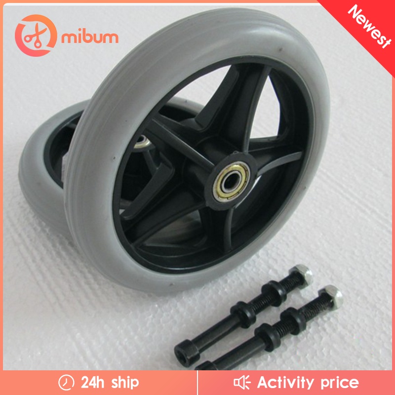 Bánh xe trước 6 inch chống mài mòn thay thế dành cho xe lăn