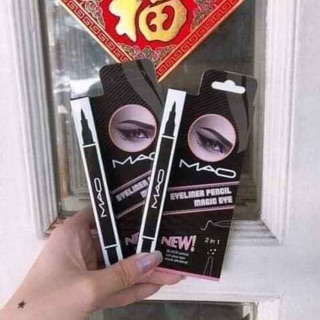 Bút kẽ mắt nước và Tatoo Star 2in1 bút vẽ mắt xăm hình sao