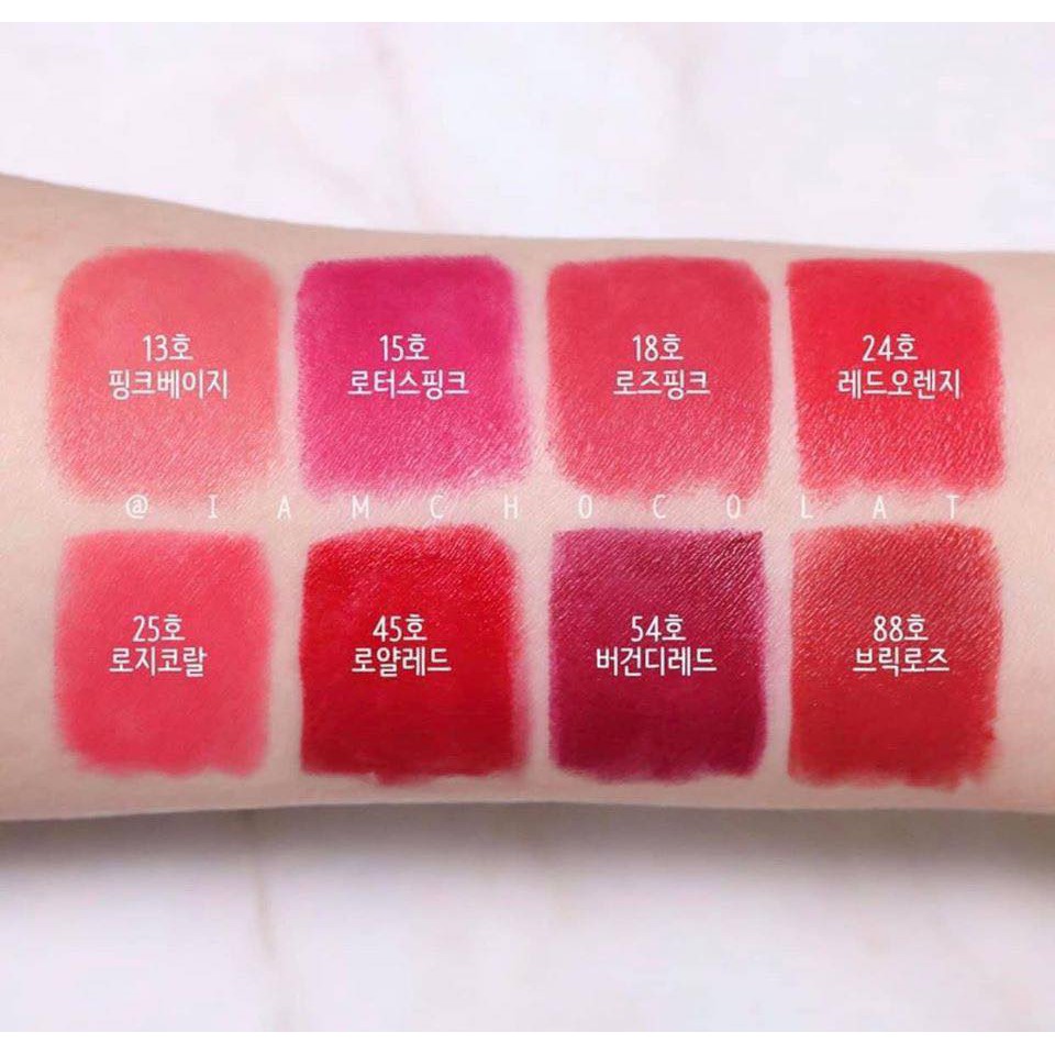 Son whoo hoàng cung Velvet Lip Rouge bản mới 2019