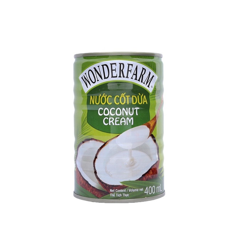 NƯỚC CỐT DỪA WONDERFARM LON 160ML/ 400ML