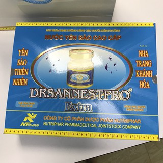 Nước yến sào cao cấp DRSANNESTPRO EXTRA (Hộp 6 lọ, không đường)