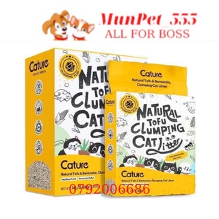 Cát Mèo Đậu Nành mix Đất Sét Natural Tofu Clumping - Cát vệ sinh mèo mới