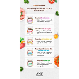 Thức ăn hạt cho chó mọi lứa tuổi NATURE'S KITCHEN - Nhiều công dụng - [Nông Trại Thú Cưng]