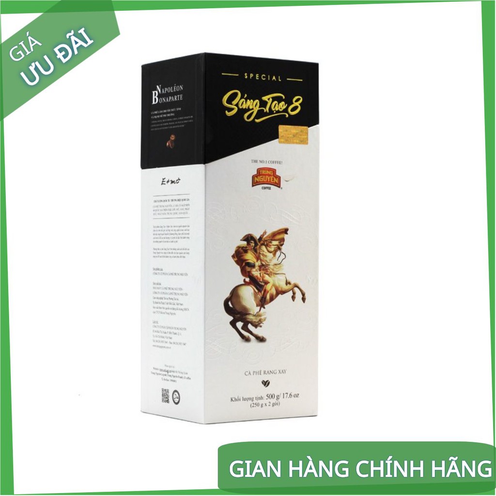 Cà phê Sáng Tạo 8 Trung Nguyên - Hộp 500 gram - Trung Nguyên Legend
