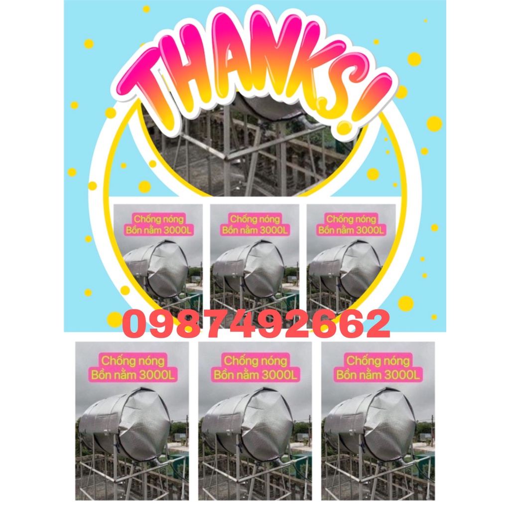 #Vỏ_bọc_chống_nóng téc_bồn_nước (500 - 3000 lít Dáng Nằm )