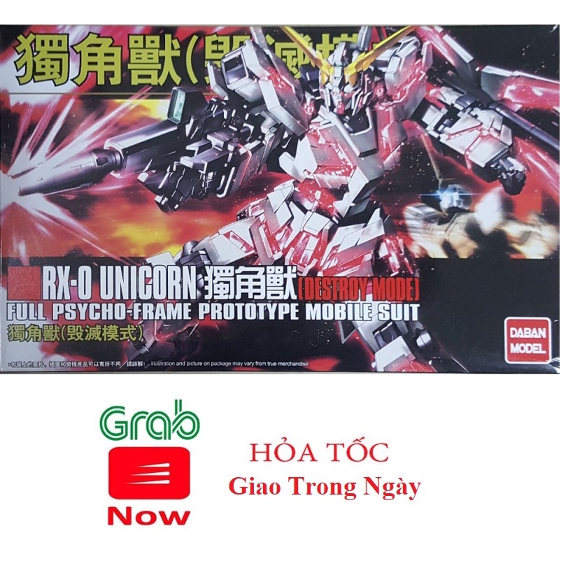 Mô Hình lắp ráp Gundam HG RX-0 Unicorn Gundam Destroy Mode Daban