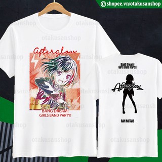Áo thun Bang Dream! RAN Afterglow ngắn tay
