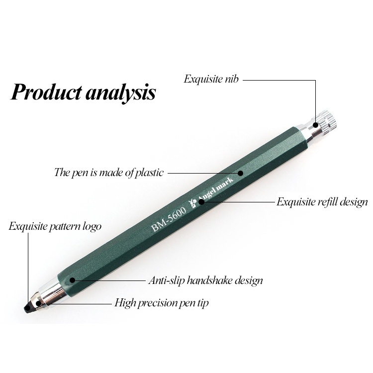 Bộ Bút Chì Than / Cầu Vồng Nhiều Màu Ngòi 5.6Mm Bằng Kim Loại tr-5600