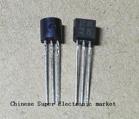 100PCS 2SA970 2SC2240  TO-92 Bipolar Transistors - BJT NPN