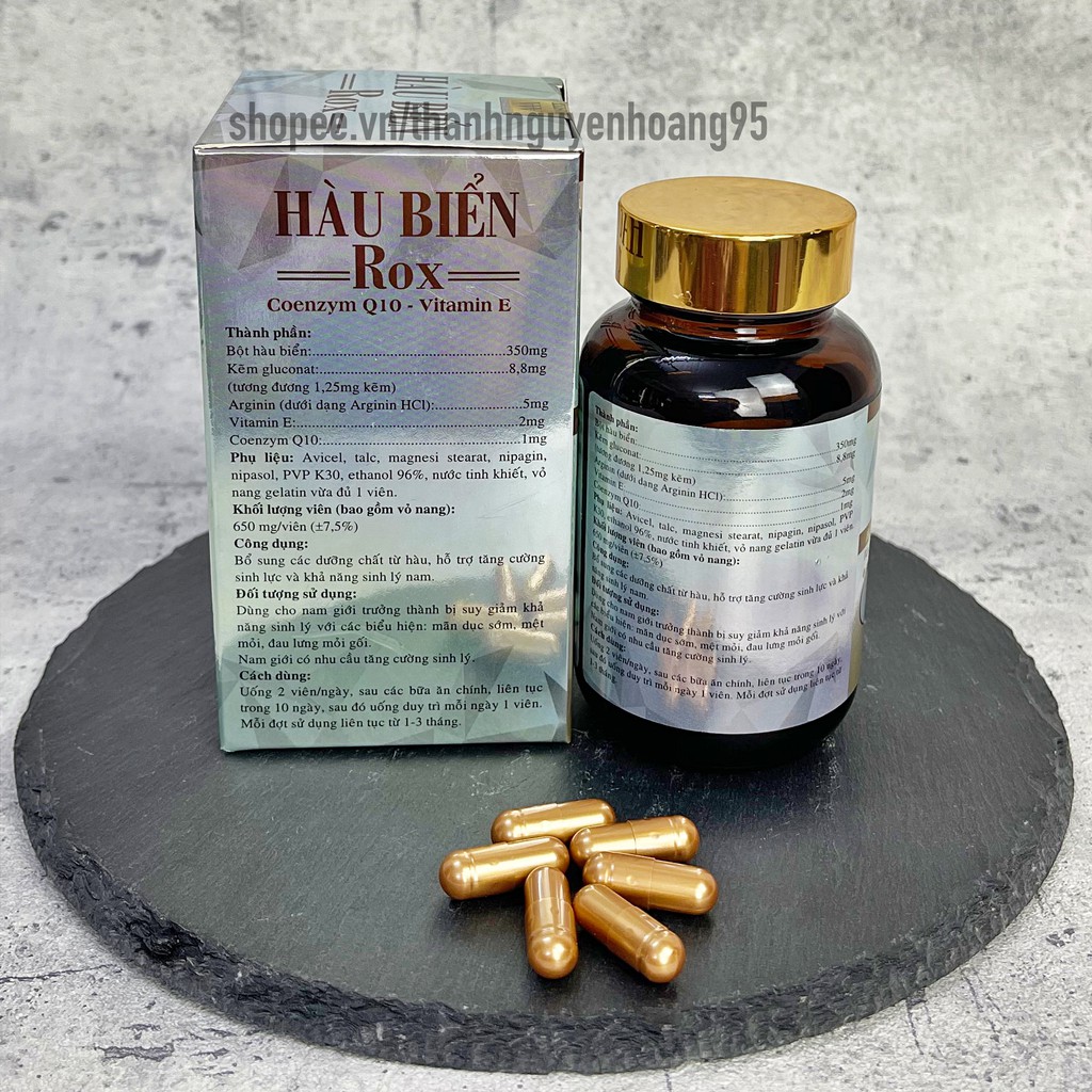 Hàu Biển Rox tăng cường sinh lực nam giới