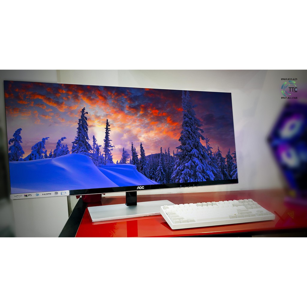Màn Hình Máy Tính AOC 34 inch 21:9 ultrawide 2k IPS bảo hành 3 tháng | BigBuy360 - bigbuy360.vn