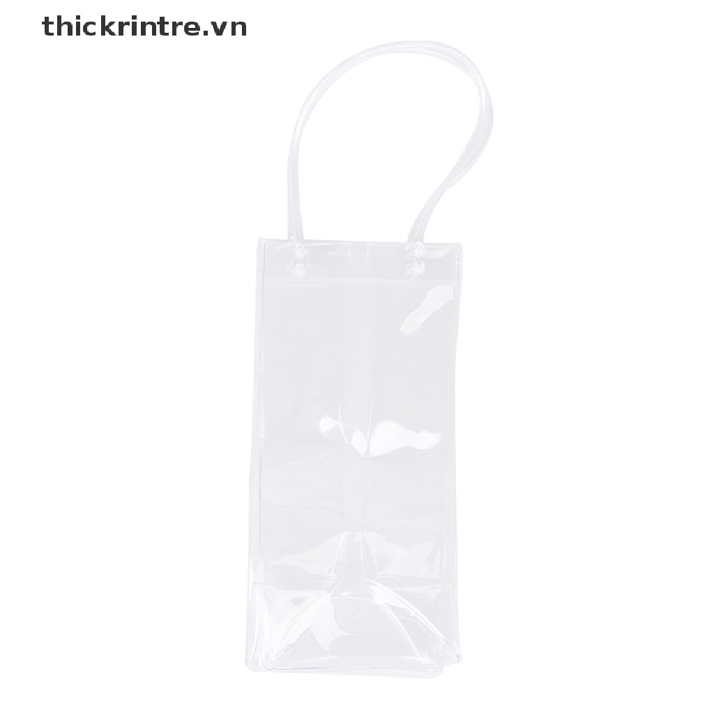 Túi Nhựa PVC Trong Suốt Đựng Đá Uống Rượu Champagne