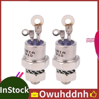 Owuhddnh 2Pcs Silicon Controlled Rectifier Screw Type Thyristor 25RIA120 SCR for Motor Control