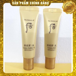 Tiếp kem nền luxury bb và cc whoo 6ml Hiệu chỉnh sắc da mới