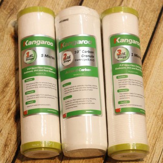 Bộ 3 lõi lọc nước Kangaroo 1,2,3 – Chính hãng Kangaroo