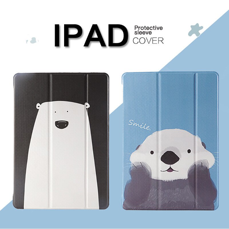 Bao da máy tính bảng in hoạt hình thích hợp cho iPad mini 6 8.3 2021 2017 2018 New IPad 10.2 Air 1 2 3 4 Mini 1 2 3 4