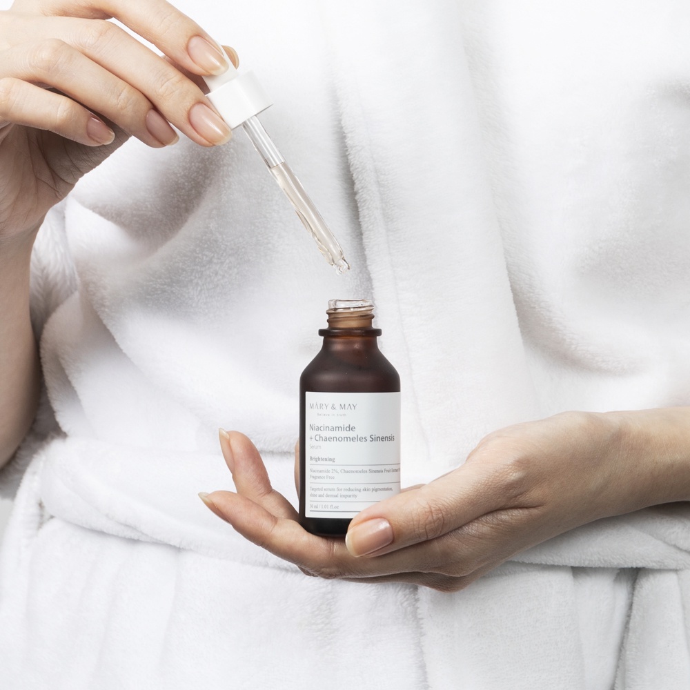 Tinh Chất Dưỡng Sáng Da Mary&May Niacinamide + Chaenomeles Sinensis Serum 30ml