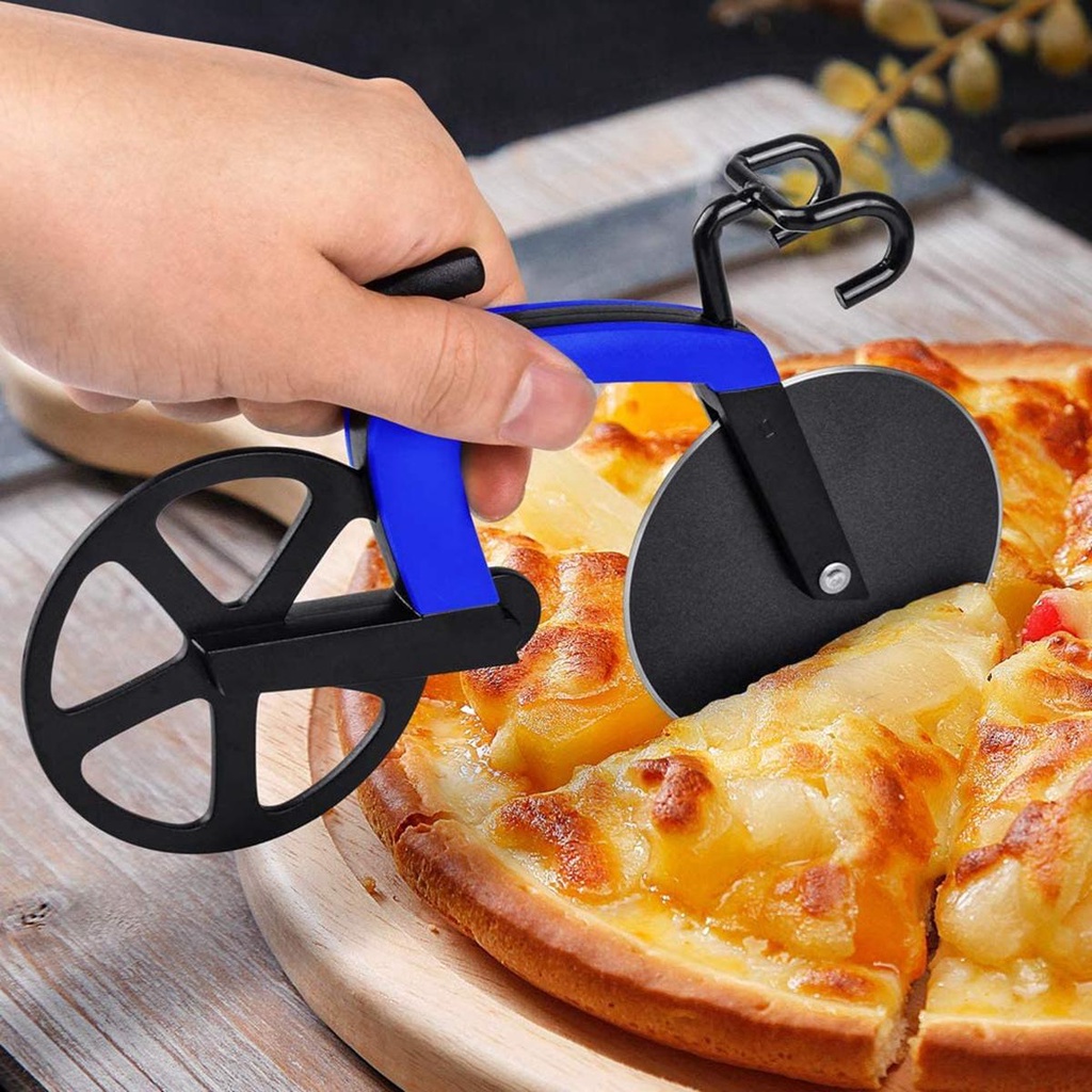 AUGUSTINA Dao Cắt Bánh Pizza Hình Xe Đạp