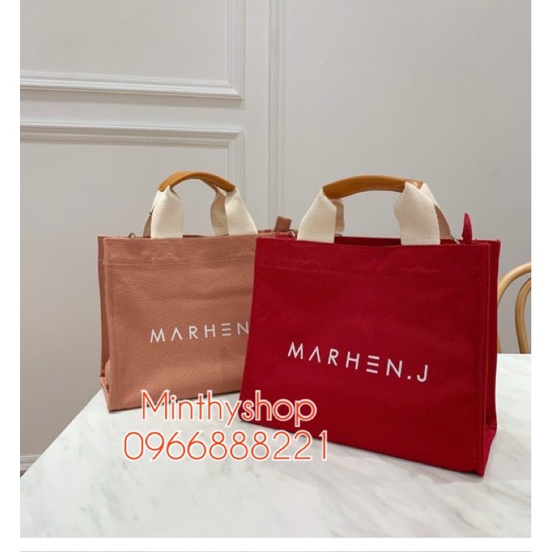 Túi vải canvas Marhen J phong cách hàn quốc xếp gọn đi chơi du lịch dã ngoại (Mã Marhen)