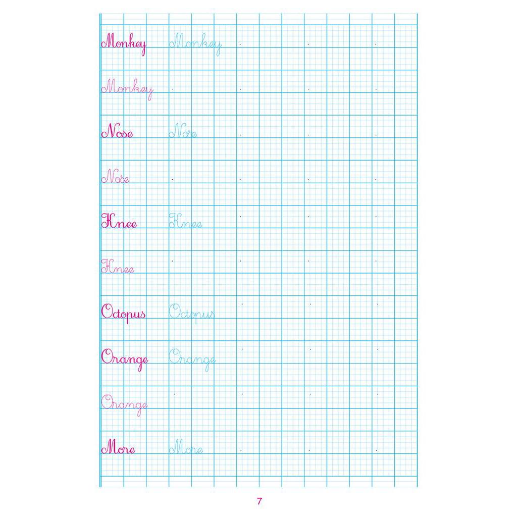 Sách Luyện Viết Tiếng Anh Trình Bày Trên Giấy Ô Li Dành Cho Học Sinh Lớp 1 - Tập 2